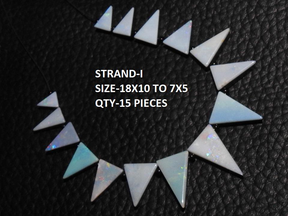 Natural Australian Opal Doublet Multi Fire Smooth Fancy Triangle Shape Cabochon Briolette Loose Gemstone Jewelry Making Supply MS