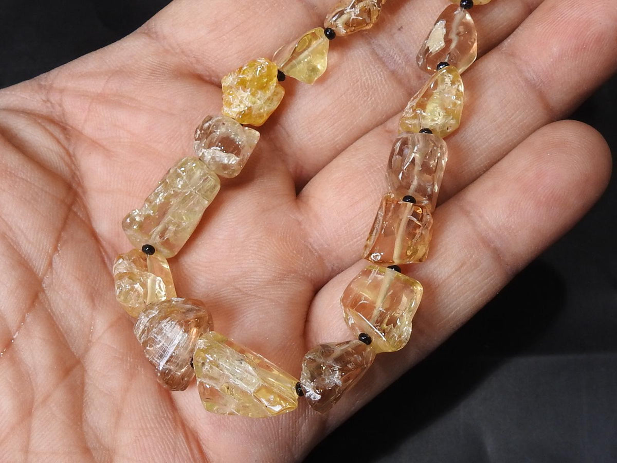Scapolite Polished Rough Tumble Nugget, Healing Stone, 8Inch Strand, 5-10MM Long Approx, Jewelry Making Supply, Natural Gemstone Crystals R6