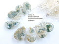Green Moss Agate Teardrop Faceted Polished Handmade Stone For Making Jewelry Wholesaler New Arrival Natural Gemstone PME-BR7