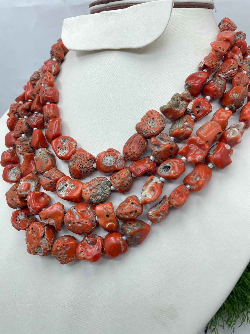 Natural Italian Red Coral Raw Tumbled Nuggets 16" Strand 10-20MM Loose Gemstone Spacer Beads Wholesale Bulk Jewelry Making Supply Craft DIY