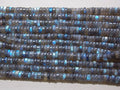 Labradorite Multi Fire Smooth Heishe Tire Bead Coin Button Wheel Wholesale Price New Arrival T3