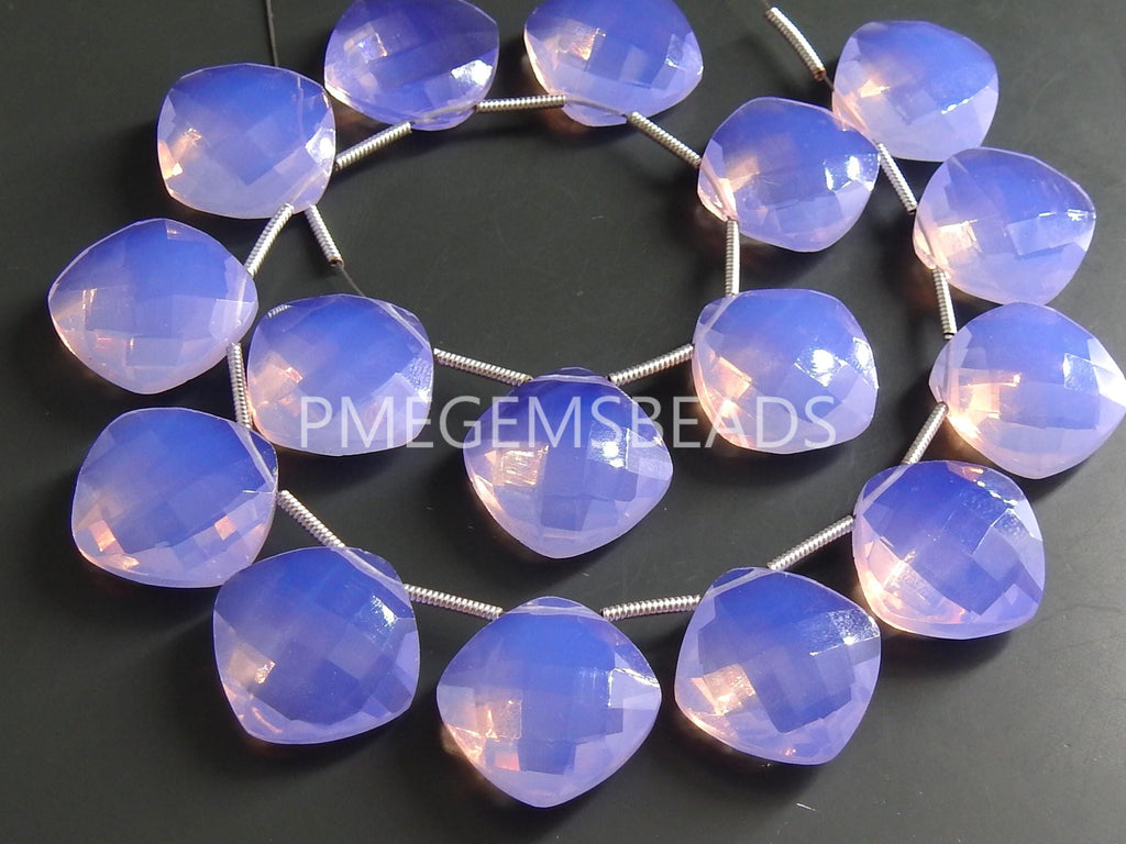 10 Pcs Quartz Cushion Cut Faceted Beads 12x12mm – Supplies for Jewelry Making