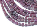 Natural Ruby Bead-Smooth Polished-Cube Box Tumble Nugget-8Inch 5X4To9X8MM Approx-For Making Jewelry-Handmade Stone TU4