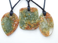 Garden Quartz Cabochon Pendant-3MM Front Drilled-40-50MM Long Approx-Smooth Polished-Mixed Shape-Handmade Loose Stone-For Making Jewelry