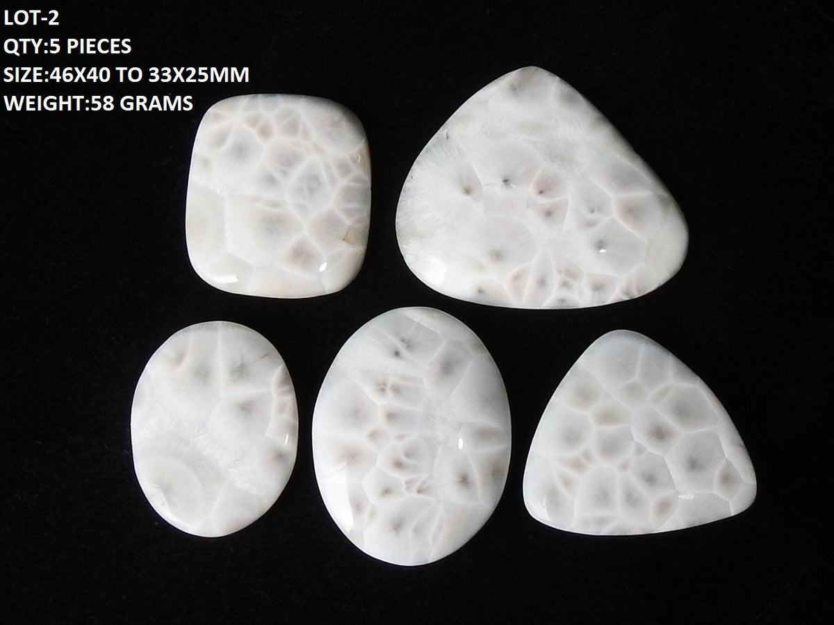 Rare Pink Thomsonite Cabochon, Natural Loose Larimar Crystal for Metalsmithing DIY Jewelry