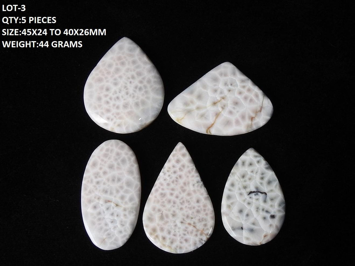 Rare Pink Thomsonite Cabochon, Natural Loose Larimar Crystal for Metalsmithing DIY Jewelry