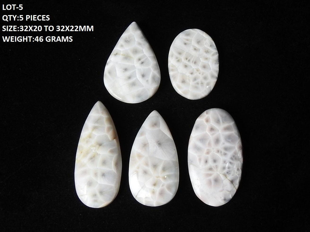 Rare Pink Thomsonite Cabochon, Natural Loose Larimar Crystal for Metalsmithing DIY Jewelry