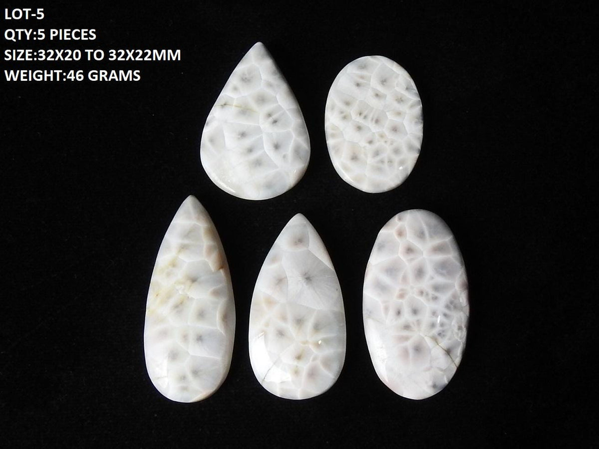 Rare Pink Thomsonite Cabochon, Natural Loose Larimar Crystal for Metalsmithing DIY Jewelry